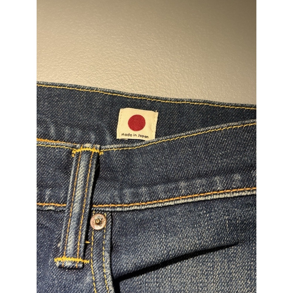 Levi's Made In Japan SAMPLE Jeans Men 32x25 Rare Cropped Denim Fade Red Tab - Picture 2 of 10